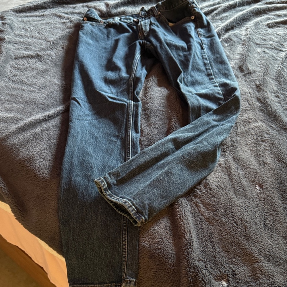 Bullhead Men's Dark Blue Straight Jeans